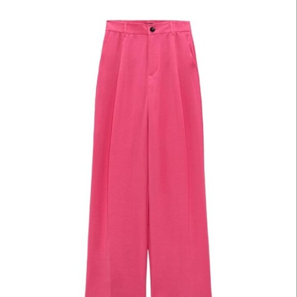 Zara Pants - ZARA FULL LENGTH TROUSERS PINCK SIZE M - S 1608/500/645